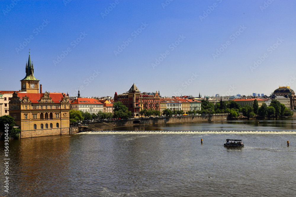 Obraz premium Czech.Prague Vltava River