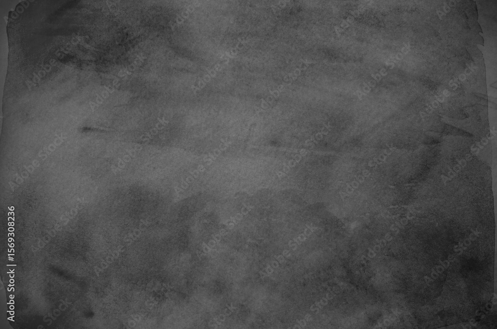 Naklejka premium Abstract black watercolor background texture