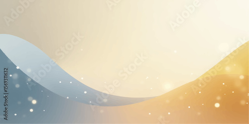 Abstract vector illustration of a blue ocean wave pattern with a Christmas star design, perfect for a summer sky backdrop