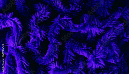 Ultraviolet Soft Fur Texture. Wrinkle Surface. Background. Wallpaper.