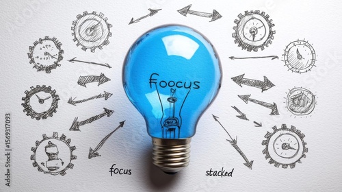 Focus on Ideas and Solutions With Creative Thinking For Success in Business