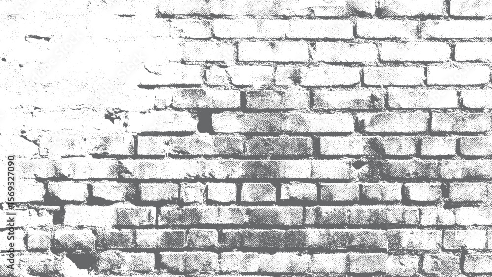 Fototapeta premium Rough grunge black brick wall overlay texture background