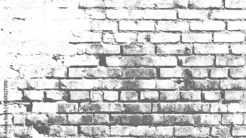 Rough grunge black brick wall overlay texture background