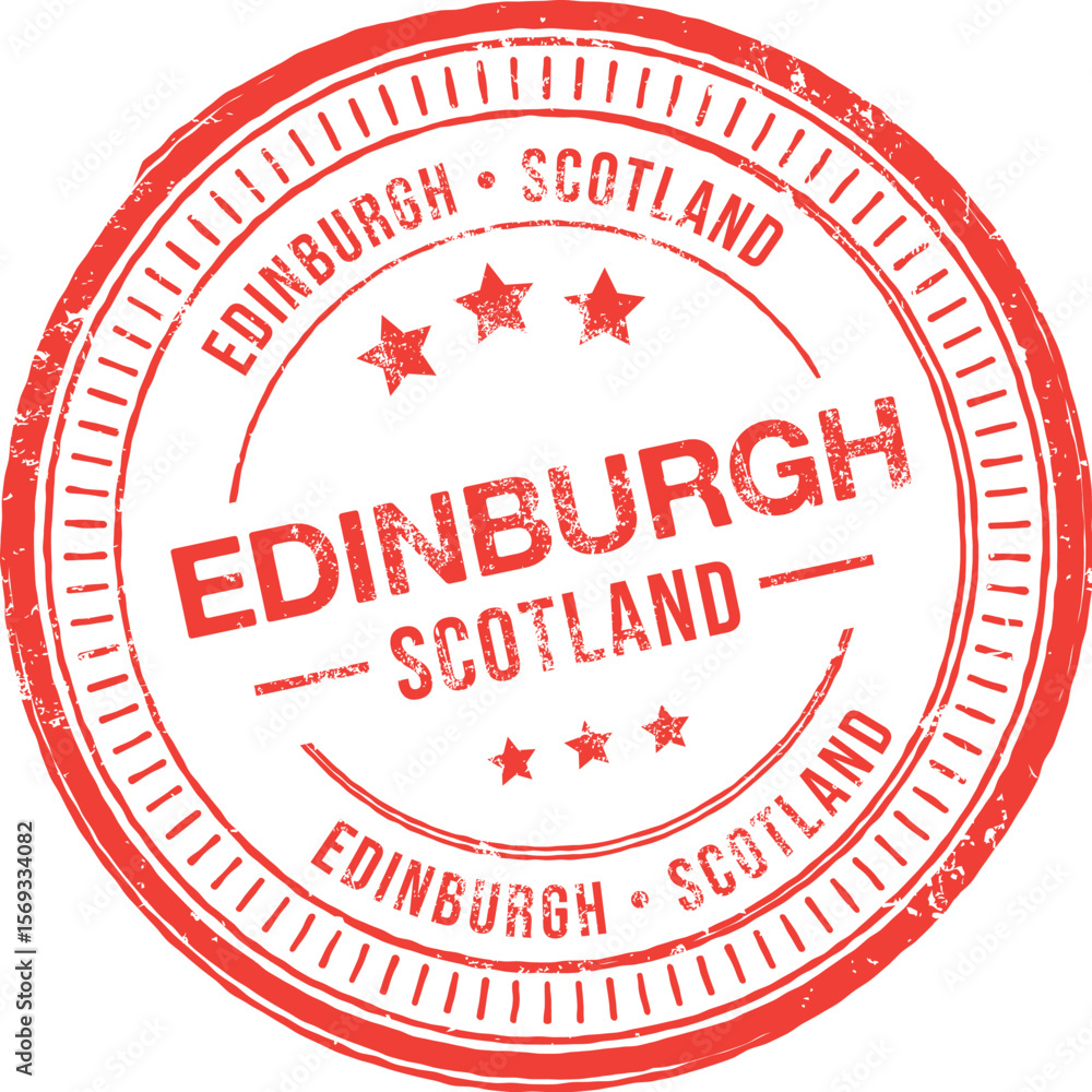 Edinburgh Scotland. Vector Rubber Stamp. Edinburgh Scotland. Vector Rubber Stamp.
