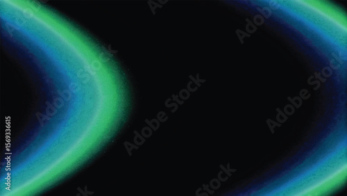 Abstract, colorful rainbow ring glowing in dark space, a bright solar eclipse concept design