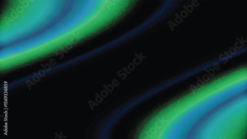 Abstract, colorful rainbow ring glowing in dark space, a bright solar eclipse concept design