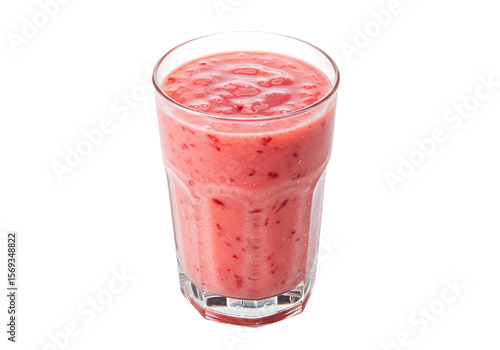 Wallpaper Mural Refreshing Strawberry Smoothie in a Glass isolated on transparent background Torontodigital.ca