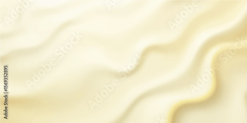 Golden silk satin fabric background with smooth soft texture and elegant shiny luxury drapery design