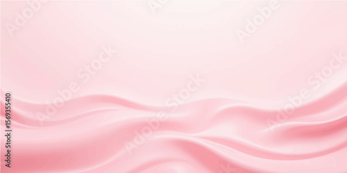 Soft pink abstract background with smooth flowing waves and elegant pastel tones for digital use