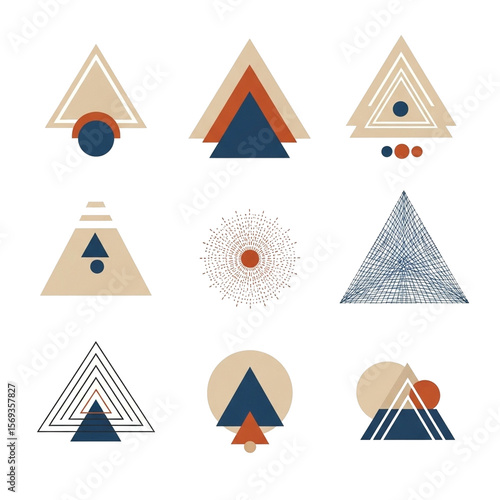 Geometric Shapes Abstract Design Elements for Modern Projects