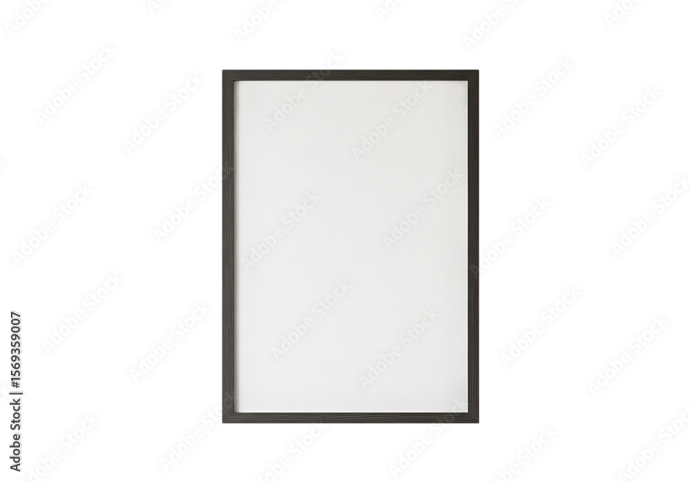 Blank Rectangular Frame on Black Background isolated on transparent background Blank Rectangular Frame on Black Background isolated on transparent background