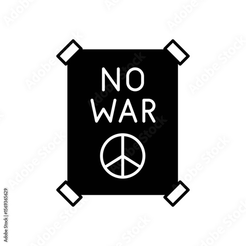 No War Peace Conflict Fill Icon