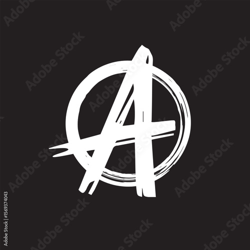a letter abstract logo modern style