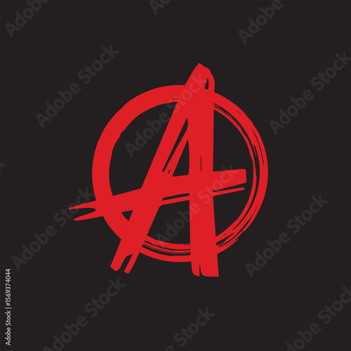 a letter abstract logo modern style