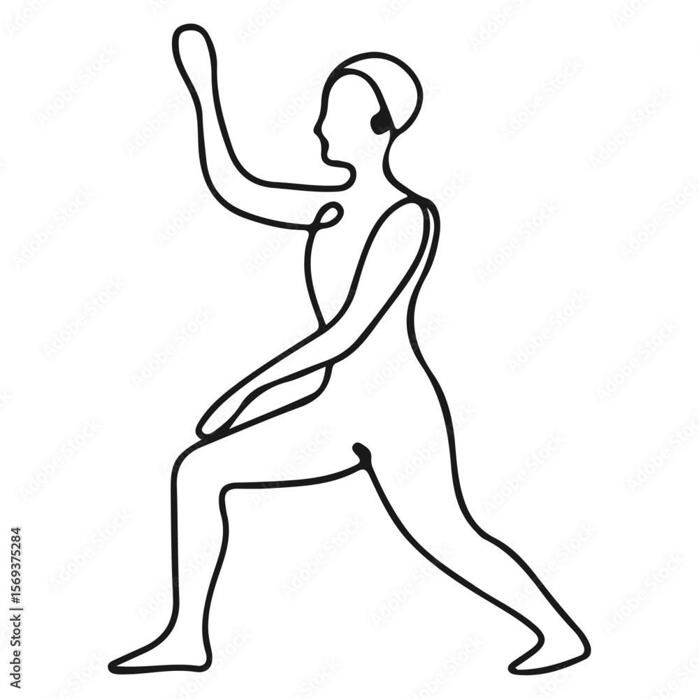 silhouette of a woman in yoga pose silhouette of a woman in yoga pose