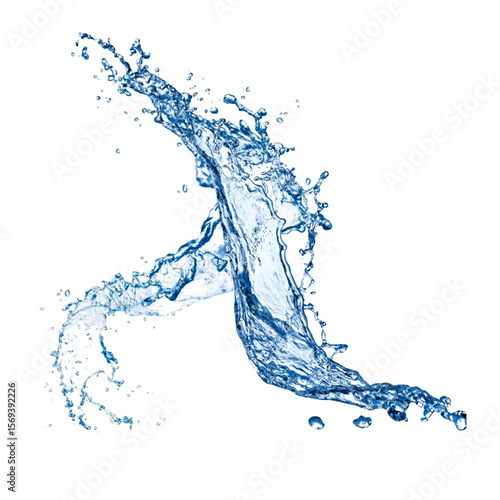 Clear water drop set. Vector drops isolated on transparent background
