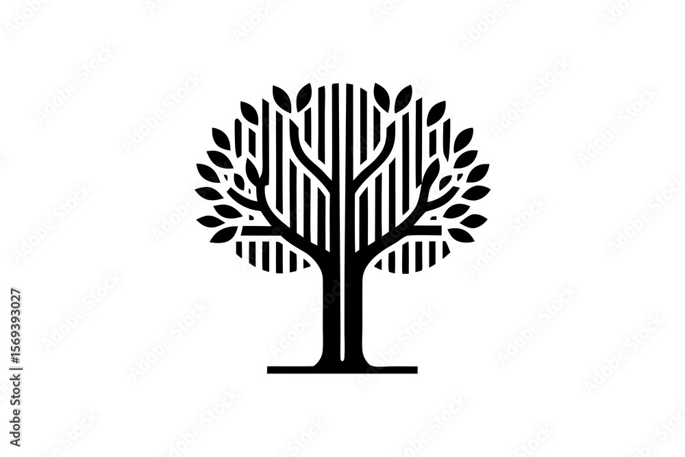 Obraz premium vector tree silhouette isolated