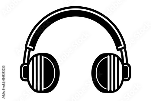 headphones isolated on white background