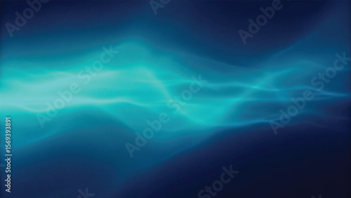 Blue abstract background with dynamic waves reflecting sunlight like the deep ocean