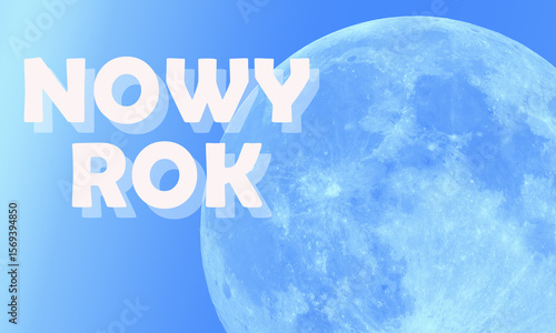Naklejka Nowy Rok