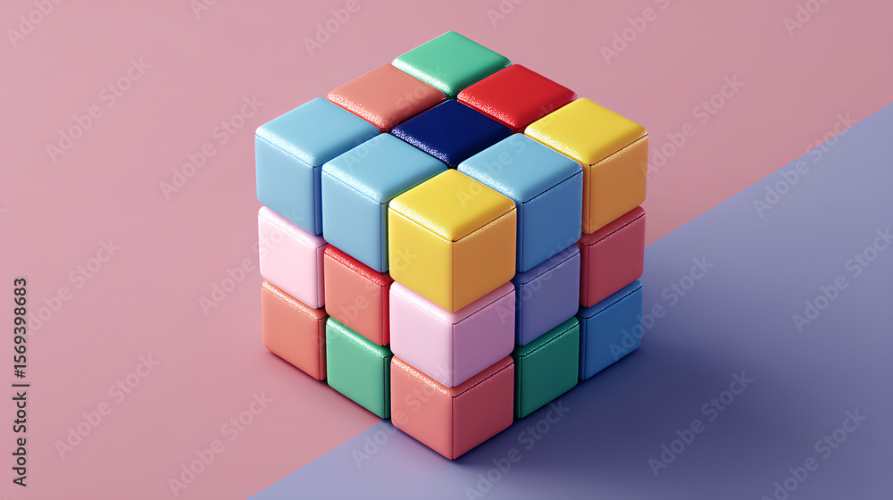 Obraz premium colored background with a rectangular theme