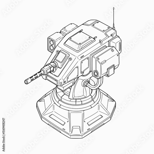 vector Machine Gun Turret