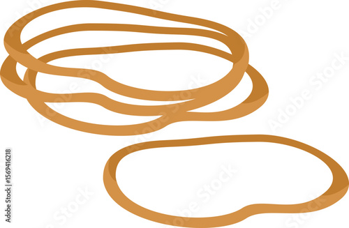 illustration of an orange rope