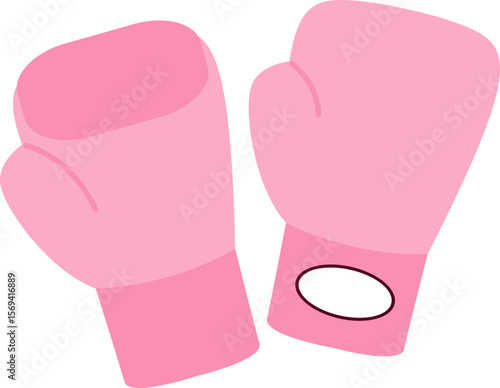 Illustration of Striped Winter Mittens