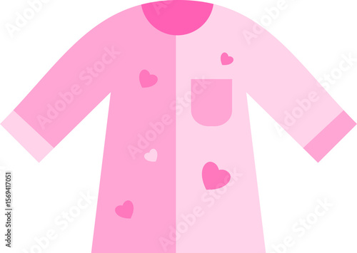 Pink Clothes Illustration
