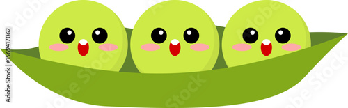 Green circle smile face emoji icon