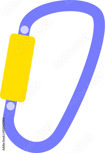 Carabiner climbing rope fastener for climbers
