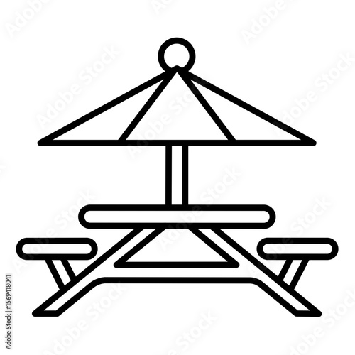 Picnic icon design 