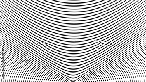Wallpaper Mural Concentric black lines forming a ripple effect on white background Torontodigital.ca