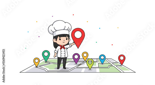 Locating culinary destinations a chef maps out delicious food spots worldwide