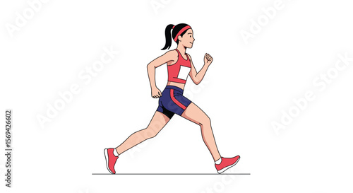 Athlete running race marathon competition athleticism active lifestyle fitness training endurance