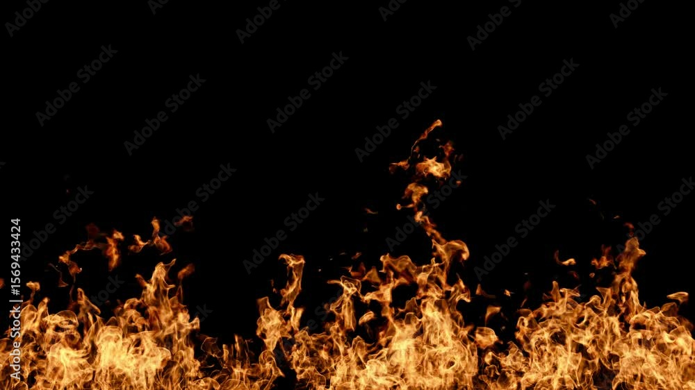 Highly detailed fire flame blast isolated on black alpha background, Burning Big Fire overlay Highly detailed fire flame blast isolated on black alpha background, Burning Big Fire overlay
