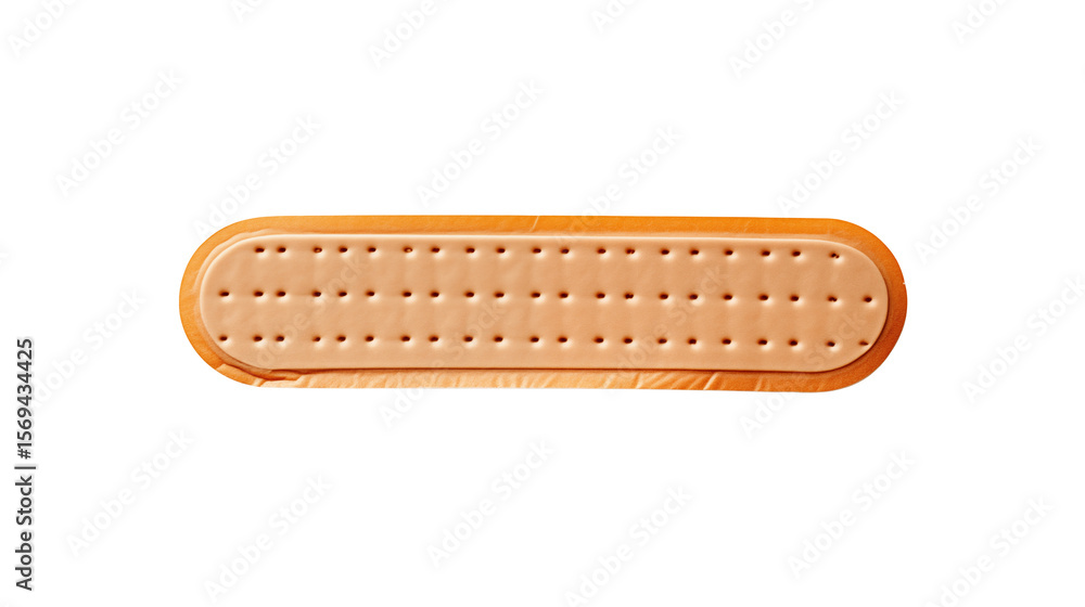 Adhesive bandage offers wound protection with its sterile surface, suitable for first aid and medical care isolated on transparent background Adhesive bandage offers wound protection with its sterile surface, suitable for first aid and medical care isolated on transparent background