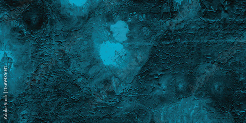 Abstract teal texture for background design displaying a rough surface and artistic patterns with soft highlights for graphic elements