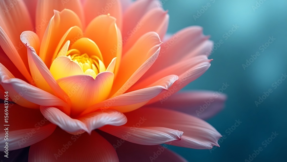 Background of Scientific Waveform Petals in Sunset to Glacier Background of Scientific Waveform Petals in Sunset to Glacier