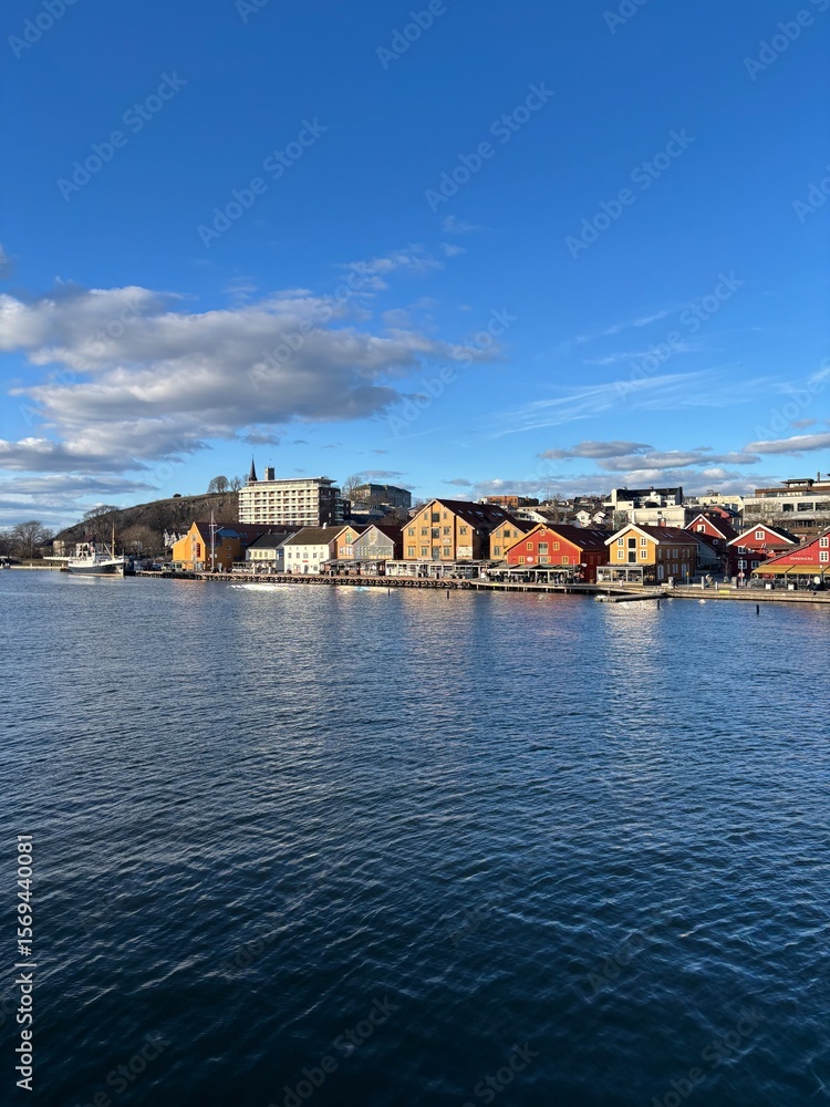 Obraz premium the old town Norway 