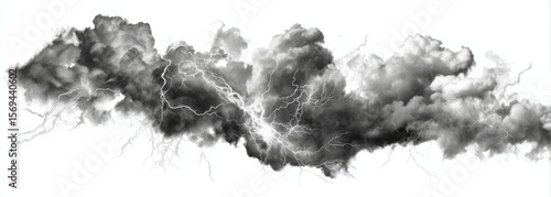 digital art selected for the #. a black and white painting of a cloud. an aerial view of a forest filled with trees