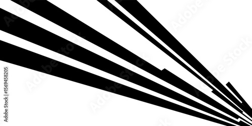 Comic book speed lines isolated on white background stripe effect style for manga speed frame, superhero action, explosion background. Motion line effect, pop