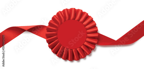 Red Ribbon and Rosette Award