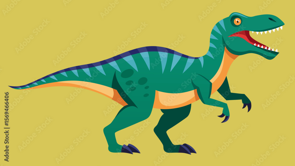 Fototapeta premium tyrannosaurus dinosaur vector illustration