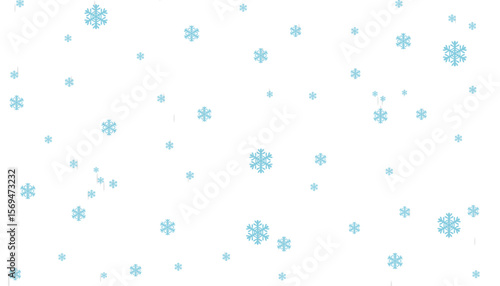Light blue snowflake falling winter pattern. falling snowflake vector illustration png
