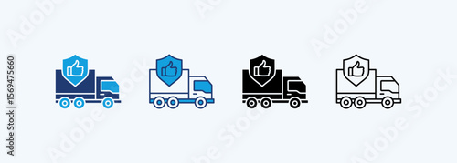 Reliability Icon Set Multiple Style Collection