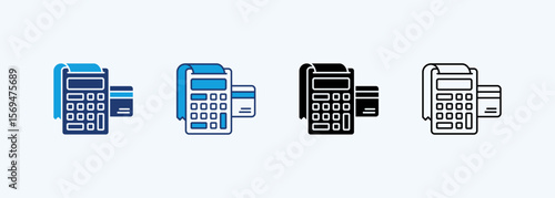 Point Of Sale Icon Set Multiple Style Collection