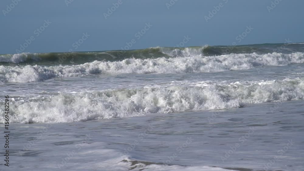 Vagues en bord de plage Vagues en bord de plage