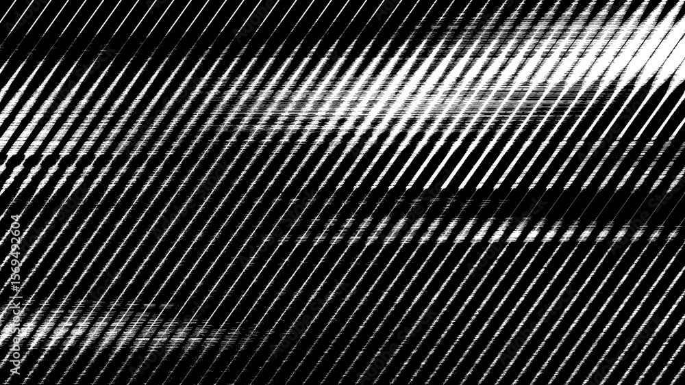 Monochromatic black and white diagonal grunge stripes pattern dynamic motion texture abstract background Monochromatic black and white diagonal grunge stripes pattern dynamic motion texture abstract background