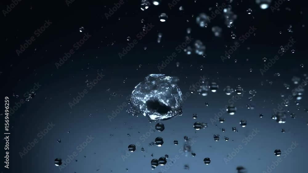 custom made wallpaper toronto digitalSuspended water ball exploding in controlled studio environment